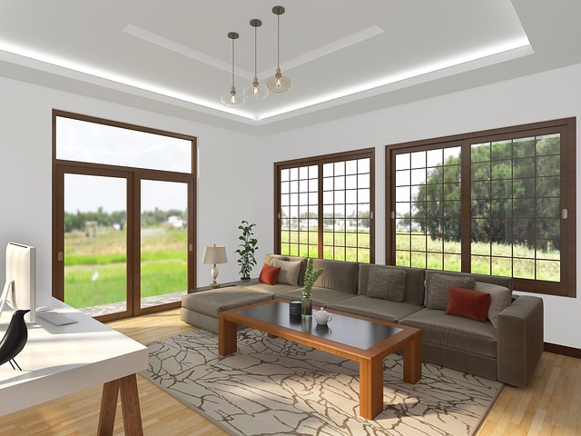 nábytek v místnosti