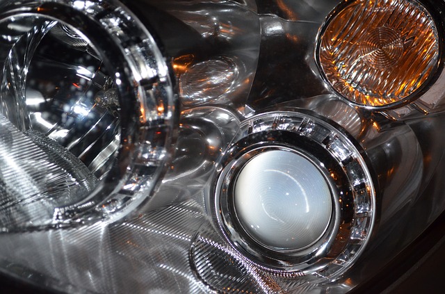 světlomety vozu
